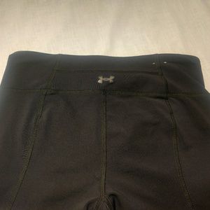 Under Armour XS legging capris gym run gray euc